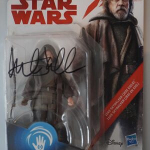 Mark Hamill Signed Luke Skywalker Star Wars action figure